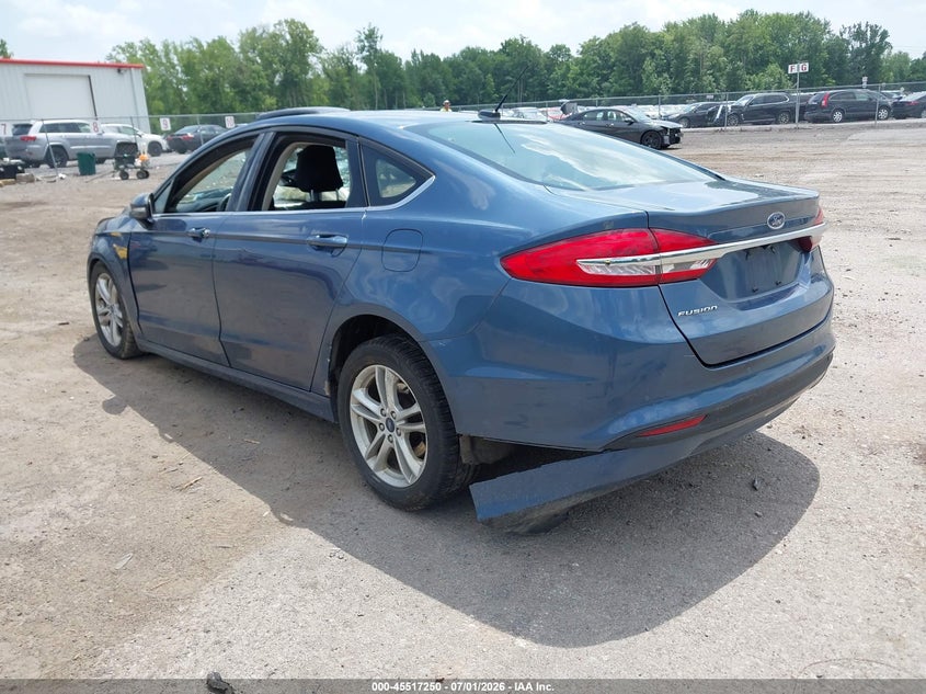 2018 FORD FUSION auction photo 3