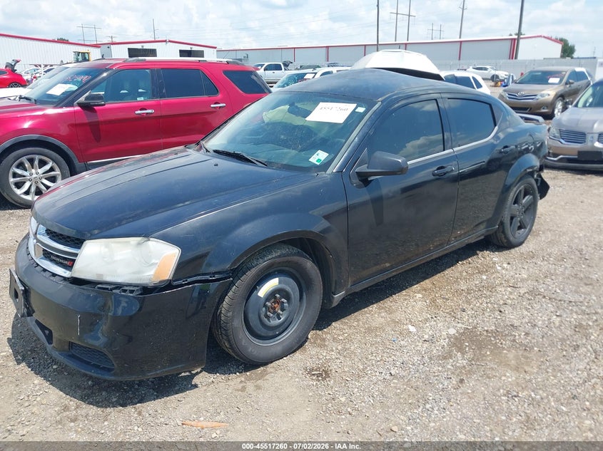 Vin: 1c3cdzab3dn534113, lot: 46015476, dodge avenger se 20132