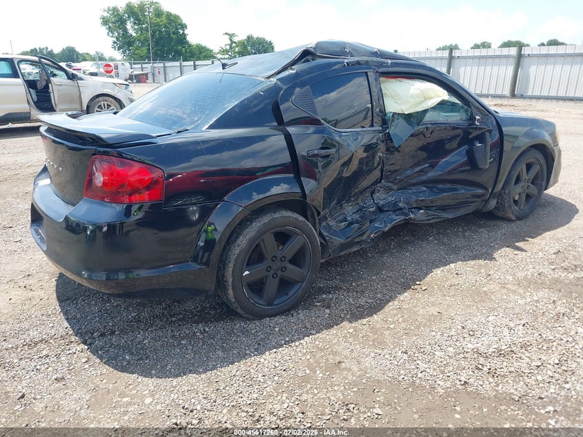 Vin: 1c3cdzab3dn534113, lot: 46015476, dodge avenger se 20134
