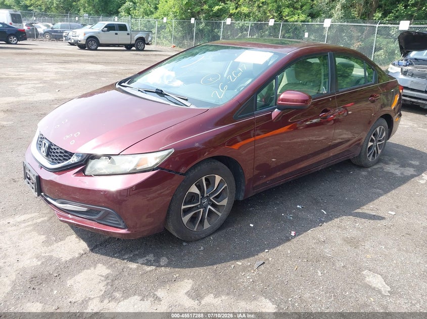 2015 HONDA CIVIC auction photo 2