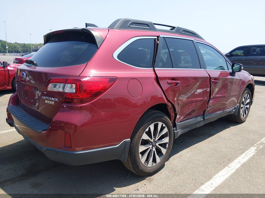 Vin: 4s4bsanc1h3272672, lot: 46015521, subaru outback 2.5i limited 20174
