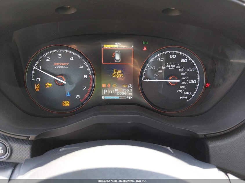 2021 SUBARU FORESTER SPORT UTILITY VEHICLE 2.5L H-4 DI, DOHC, VVT, 182HP