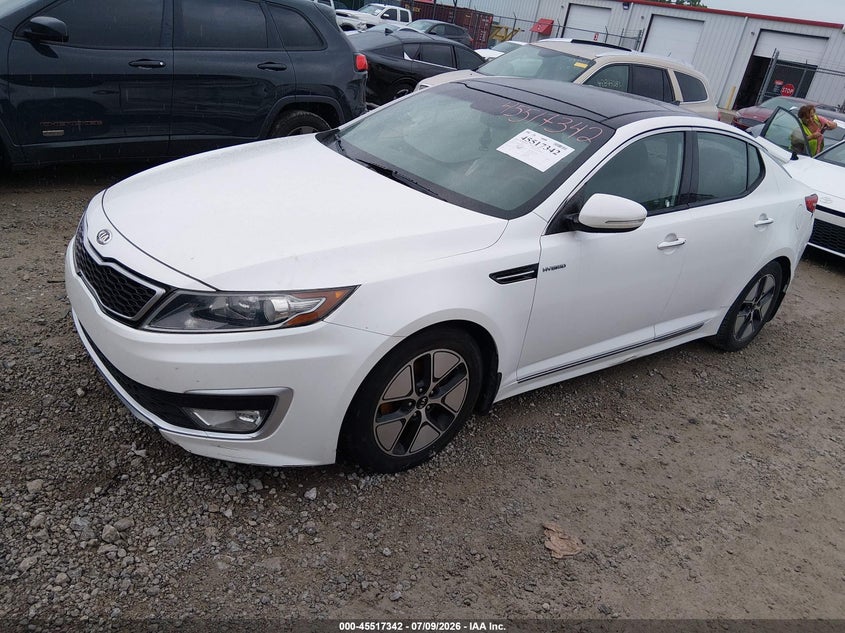 Vin: knagm4ad0d5055534, lot: 46015558, kia optima hybrid ex 20132
