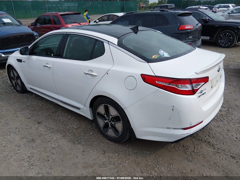 Vin: knagm4ad0d5055534, lot: 46015558, kia optima hybrid ex 20133