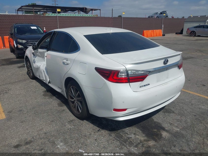 Vin: jthbw1gg8g2108590, lot: 46015575, lexus es 300h 20163