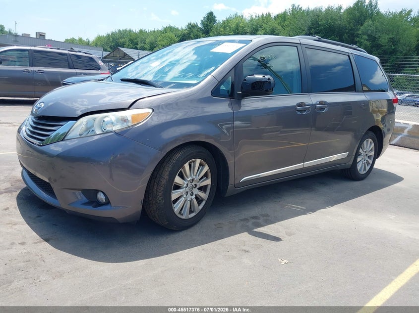 2014 Toyota Sienna Xle 7 Passenger 5TDDK3DC2ES089768 photo 1