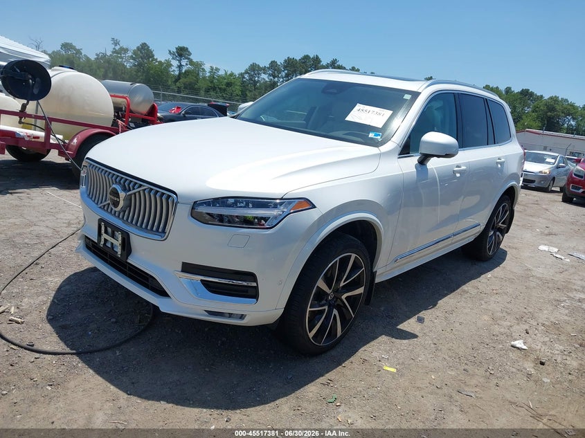 2024 Volvo Xc90 B6 Plus Bright Theme 6-Seater, Удар сзади, IAAI, VIN YV4062JE6R1195126 — фото 2
