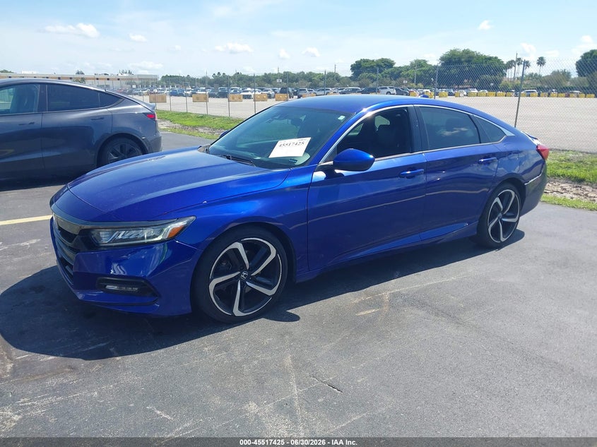 2019 Honda Accord Sport 1HGCV1F33KA036981 photo 1