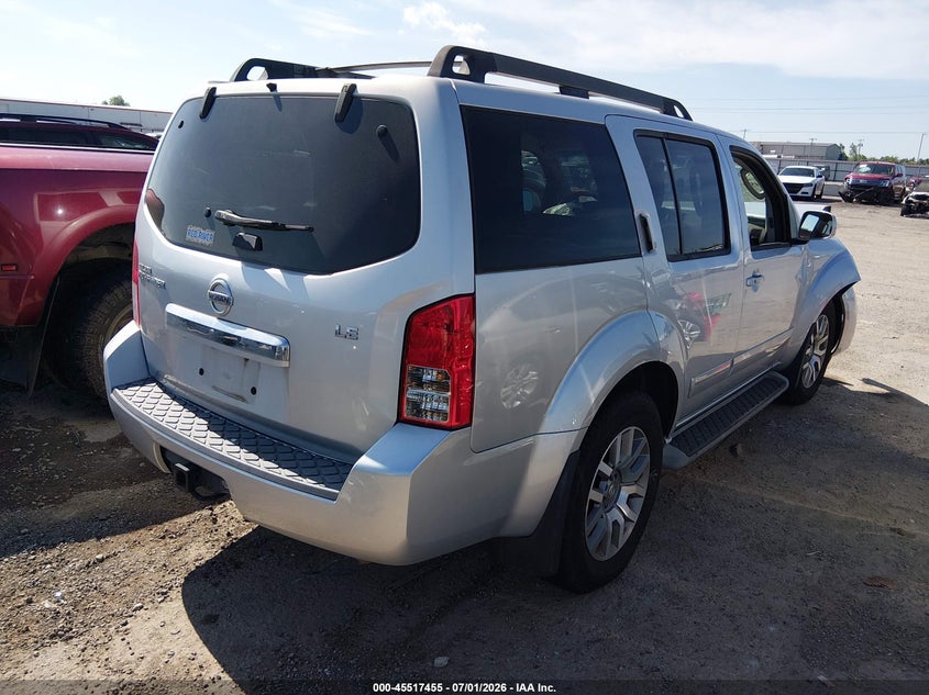 Vin: 5n1ar1nn9ac628106, lot: 46015671, nissan pathfinder le 20104