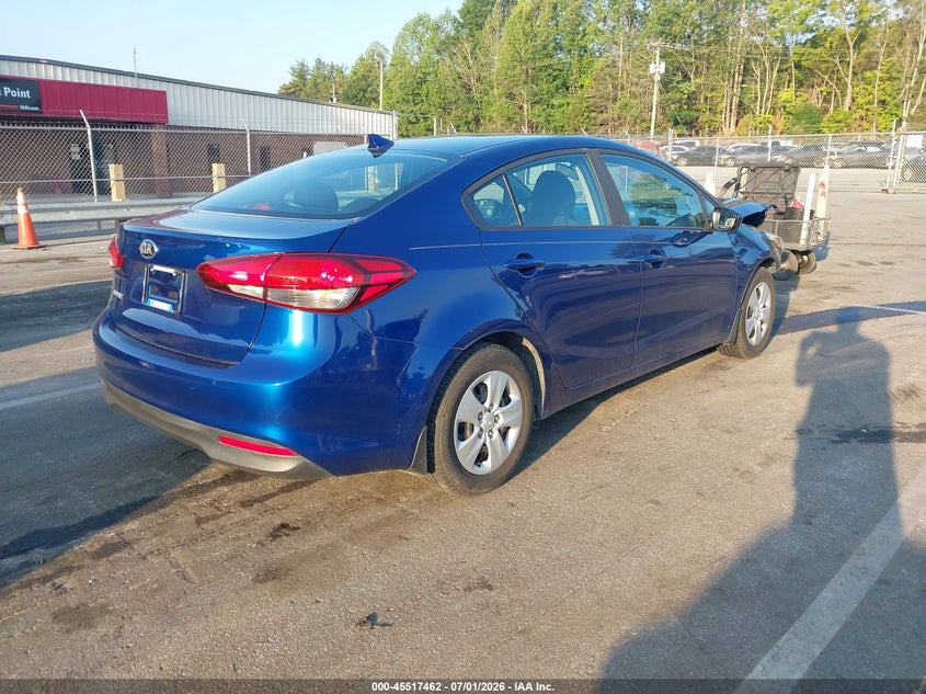Vin: 3kpfk4a70he139586, lot: 46015678, kia forte lx 20174