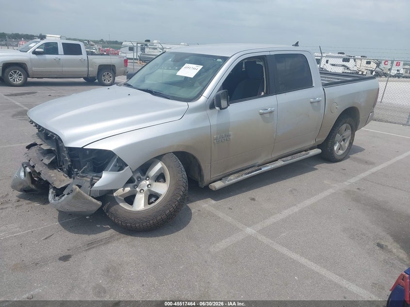 Vin: 1c6rr7lg5hs681844, lot: 46015680, ram 1500 big horn  4x4 5'7 box 20172