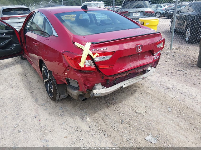 2021 HONDA ACCORD auction photo 6