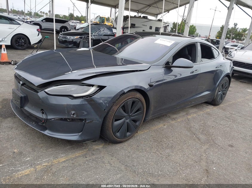 2022 TESLA MODEL S auction photo 2