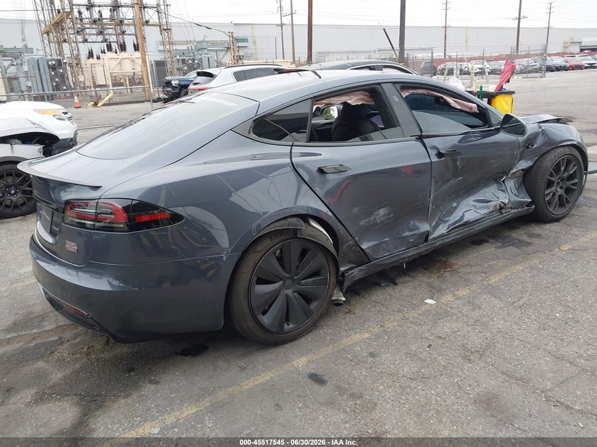 2022 TESLA MODEL S auction photo 4