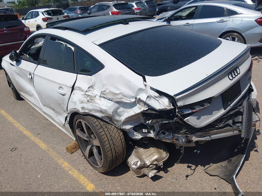 Vin: waueacf53pa015861, lot: 46015823, audi a5 sportback prestige 45 tfsi s line quattro s tronic 20233