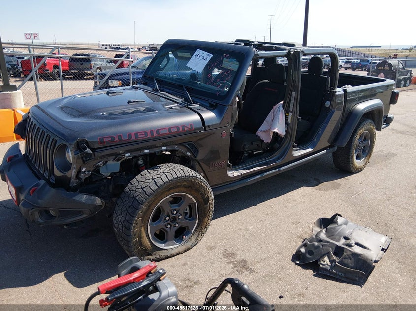 Vin: 1c6jjtbg6ll184366, lot: 46015842, jeep gladiator rubicon 4x4 20202