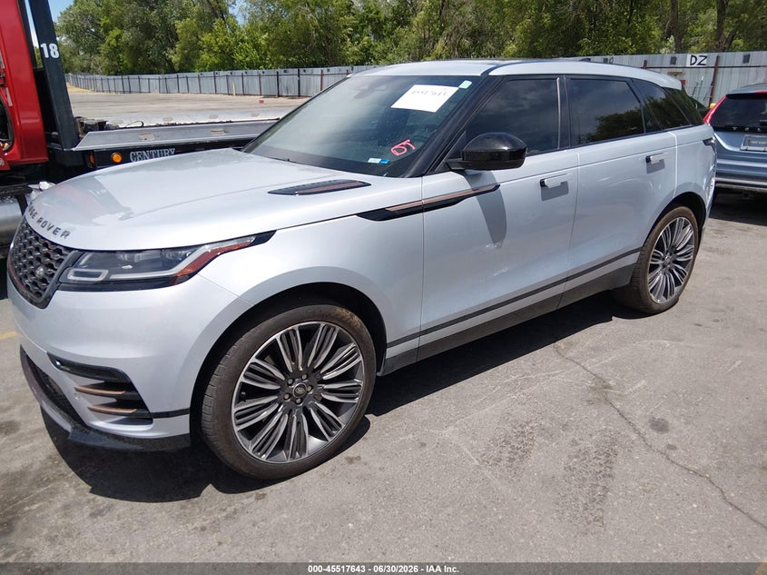 Vin: salyt2eu5pa360248, lot: 46015859, land rover range rover velar p340 r-dynamic s mhev 20232