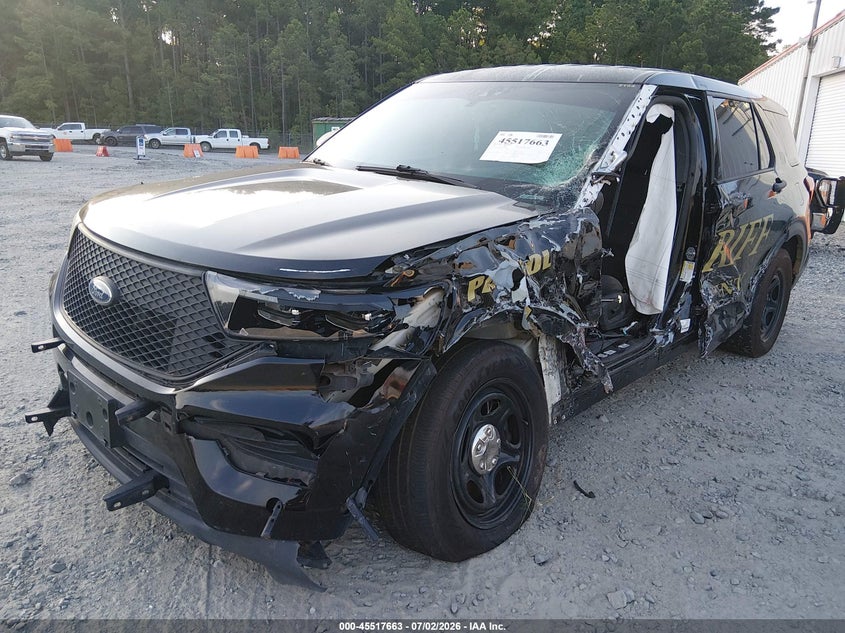 Vin: 1fm5k8ab7mgb24662, lot: 46015879, ford police interceptor utility 20212