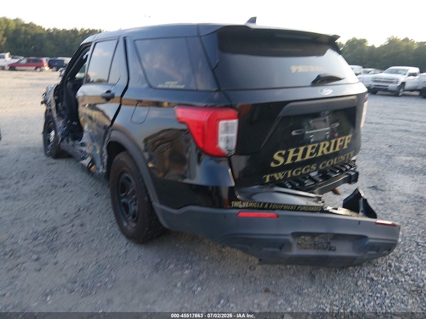 Vin: 1fm5k8ab7mgb24662, lot: 46015879, ford police interceptor utility 20213