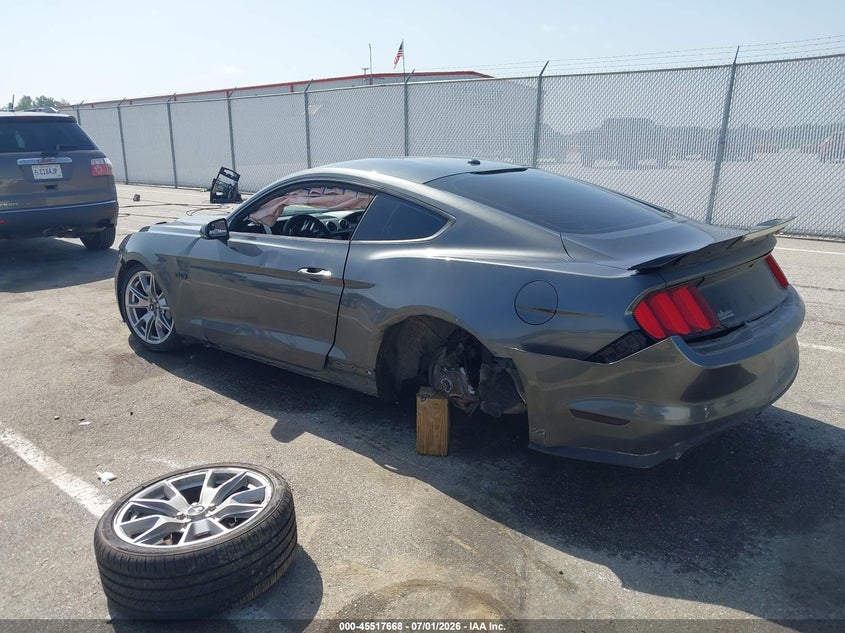 Vin: 1fa6p8cf1f5313113, lot: 46015884, ford mustang gt premium 20153