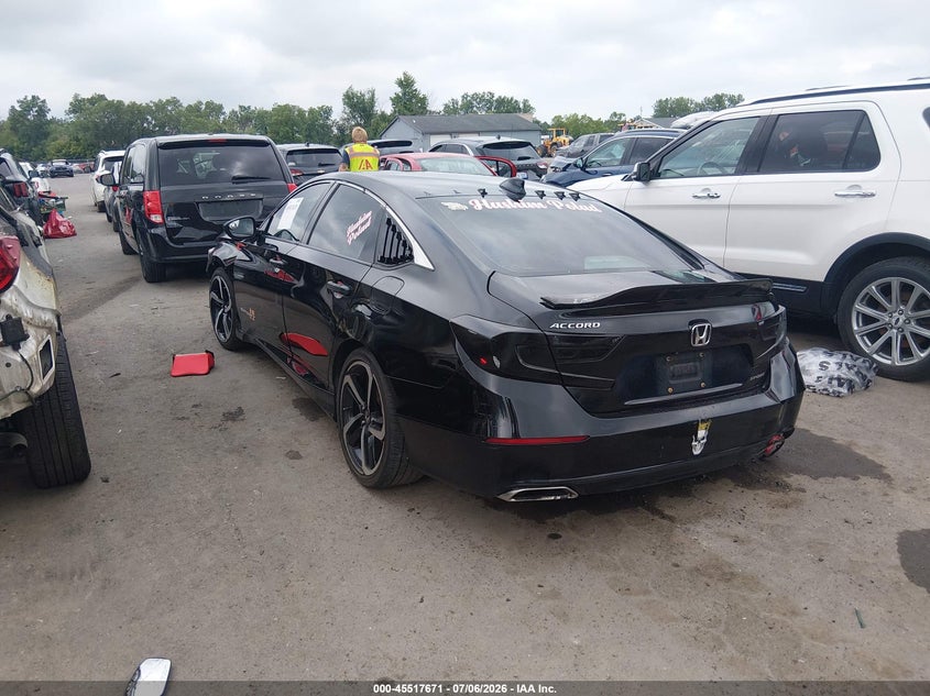 2019 HONDA ACCORD auction photo 3
