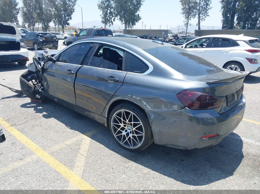 Vin: wba4j1c53jbg77349, lot: 46015897, bmw 430i gran coupe 20183