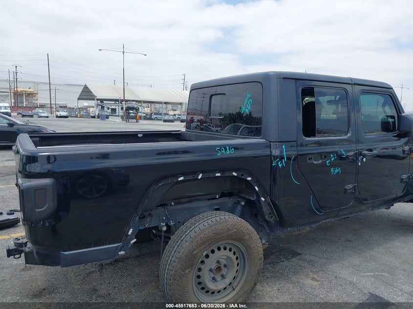 2020 JEEP GLADIATOR PICKUP 3.6L V-6 DOHC, VVT, 285HP