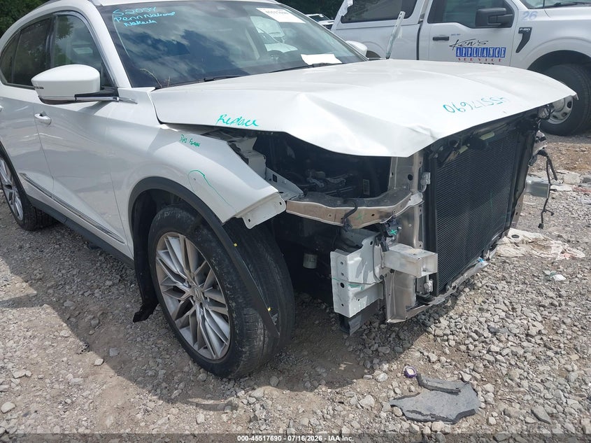 2022 Acura Mdx Advance Package VIN: 5J8YE1H87NL031810 Lot: 45517690