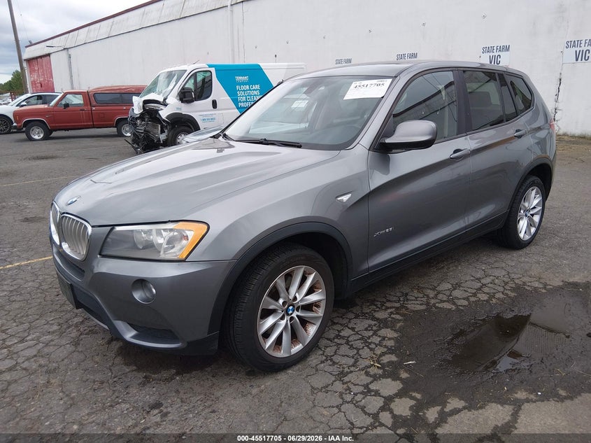 2014 BMW X3, Normal Wear & Tear, IAAI, VIN 5UXWX9C56E0D42448 — photo 2