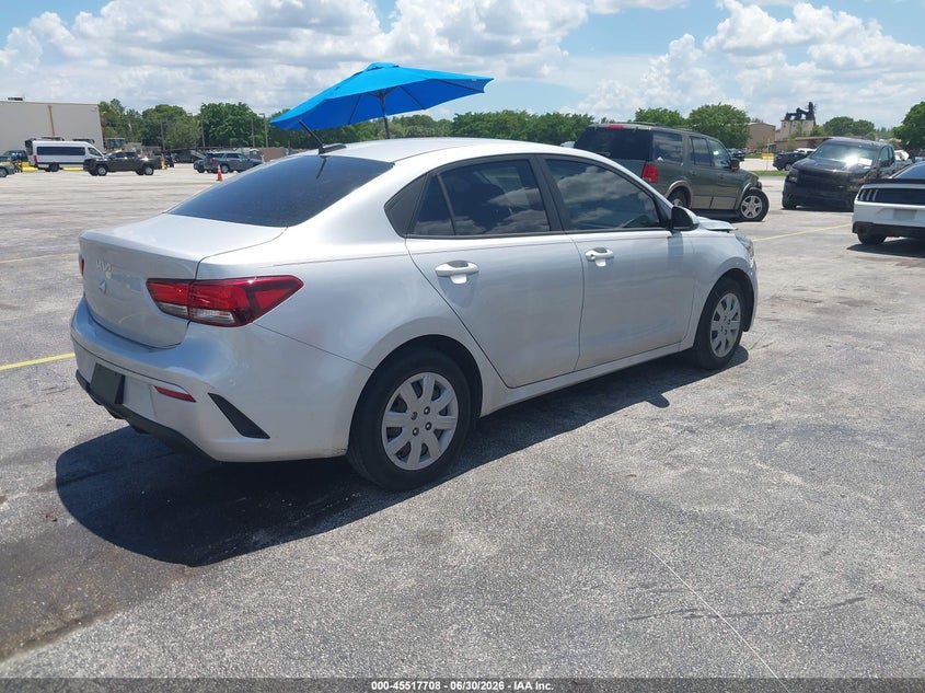 VIN 3KPA24AD1NE465909 2022 KIA RIO LX