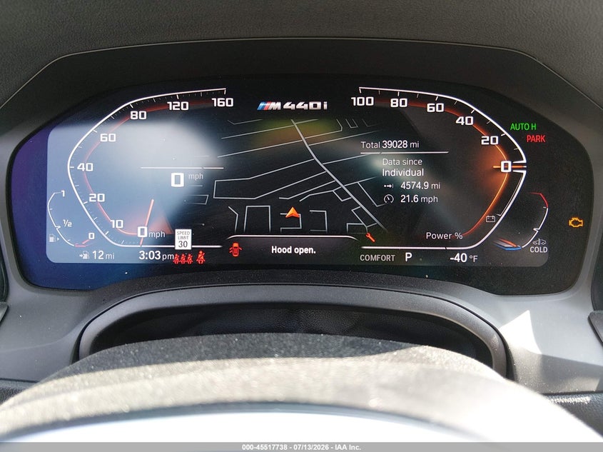 2022 BMW M440I Gran Coupe xDrive VIN: WBA13AW01NFM54803 Lot: 45517738