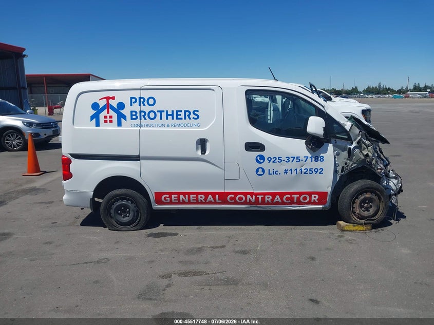 2014 Nissan Nv200 Sv VIN: 3N6CM0KN8EK702512 Lot: 45517748