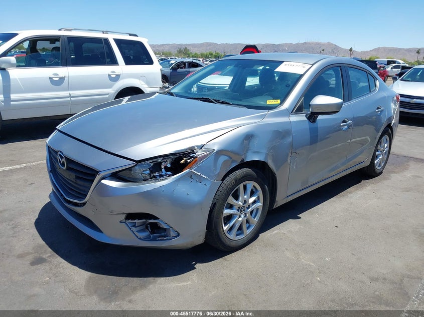 Vin: jm1bm1u78g1278496, lot: 46015992, mazda mazda3 i sport 20162