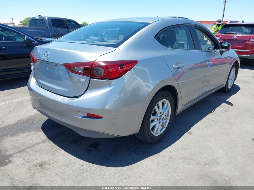 Vin: jm1bm1u78g1278496, lot: 46015992, mazda mazda3 i sport 20164