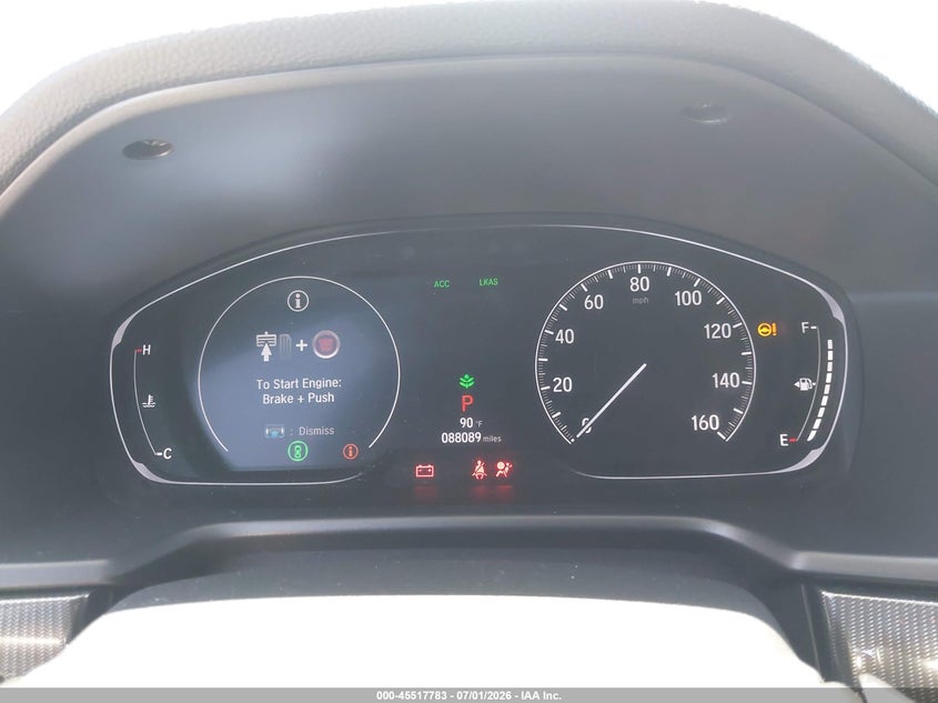 2020 HONDA ACCORD auction photo 7