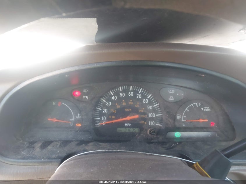 TOYOTA TUNDRA 2003 VIN 5TBJN32143S344874