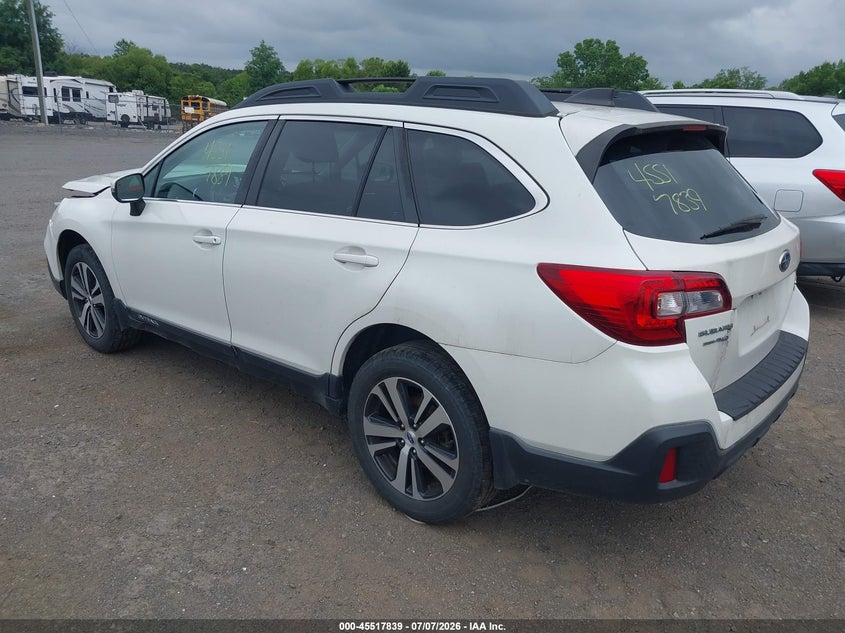 Vin: 4s4bsekc9j3200782, lot: 46016055, subaru outback 3.6r limited 20183