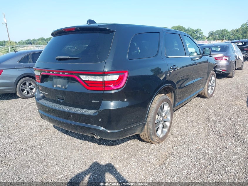 Vin: 1c4rdjdg5kc559957, lot: 46016057, dodge durango gt plus awd 20194