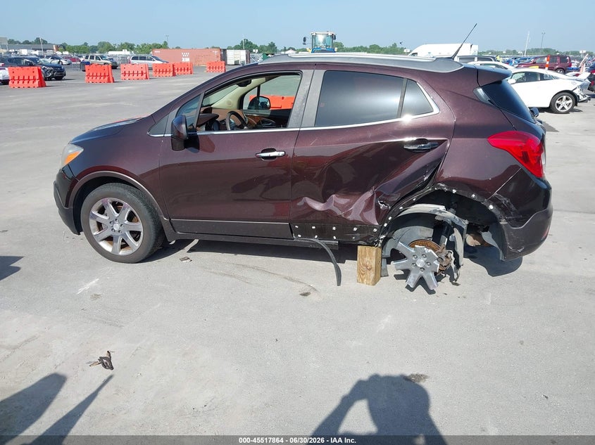 Vin: kl4cjcsb1db152268, lot: 46016080, buick encore leather 20133