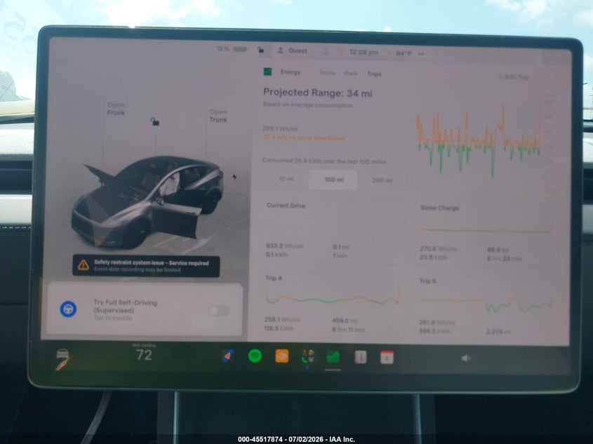 2026 TESLA MODEL Y auction photo 7