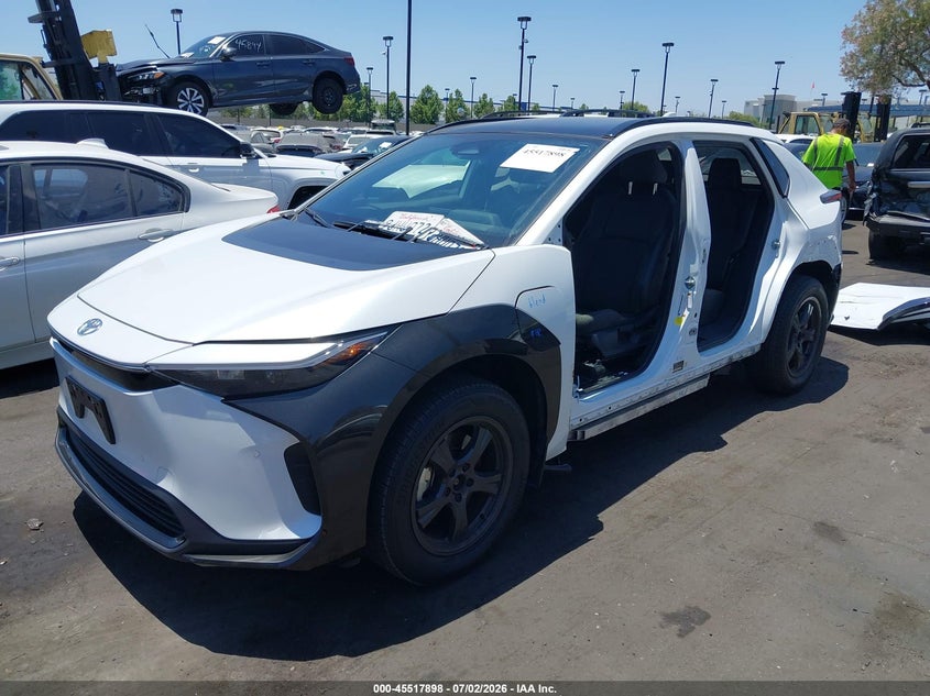 Vin: jtmaaaaa7pa017347, lot: 46016113, toyota bz4x xle 20232