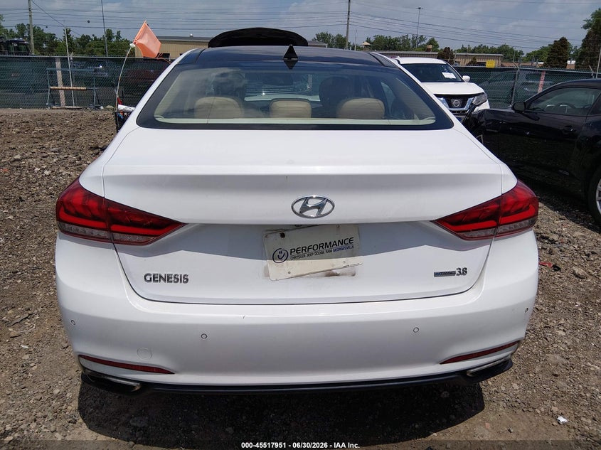 2015 Hyundai Genesis 3.8 VIN: KMHGN4JE1FU079743 Lot: 45517951
