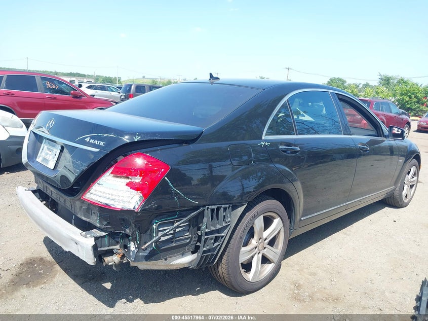 2012 Mercedes-Benz S 550 4Matic VIN: WDDNG9EBXCA453501 Lot: 45517964
