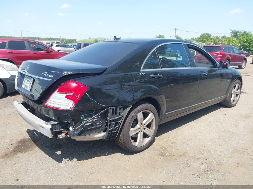 2012 MERCEDES-BENZ S 550 auction photo 4