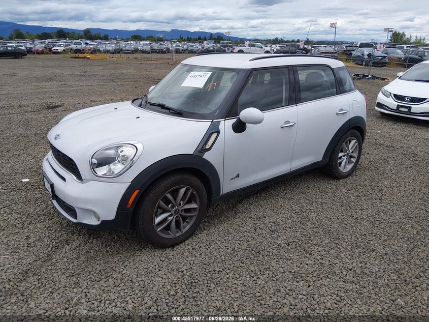 2011 Mini Cooper S Countryman WMWZC5C57BWL55490 photo 1