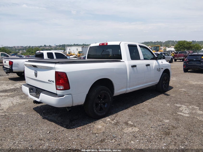 Vin: 1c6rr7ft8ks551380, lot: 46016229, ram 1500 classic express  4x4 6'4 box 20194