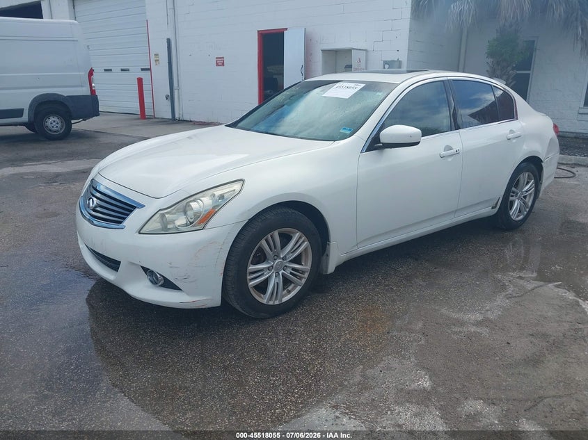 Vin: jn1dv6ap8cm812499, lot: 46016271, infiniti g25 journey 20122