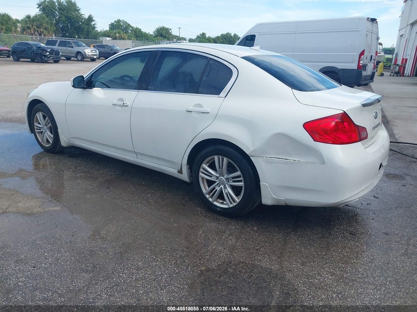 Vin: jn1dv6ap8cm812499, lot: 46016271, infiniti g25 journey 20123