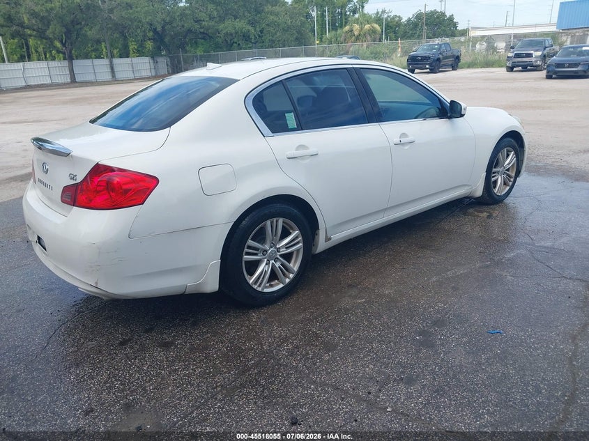 Vin: jn1dv6ap8cm812499, lot: 46016271, infiniti g25 journey 20124
