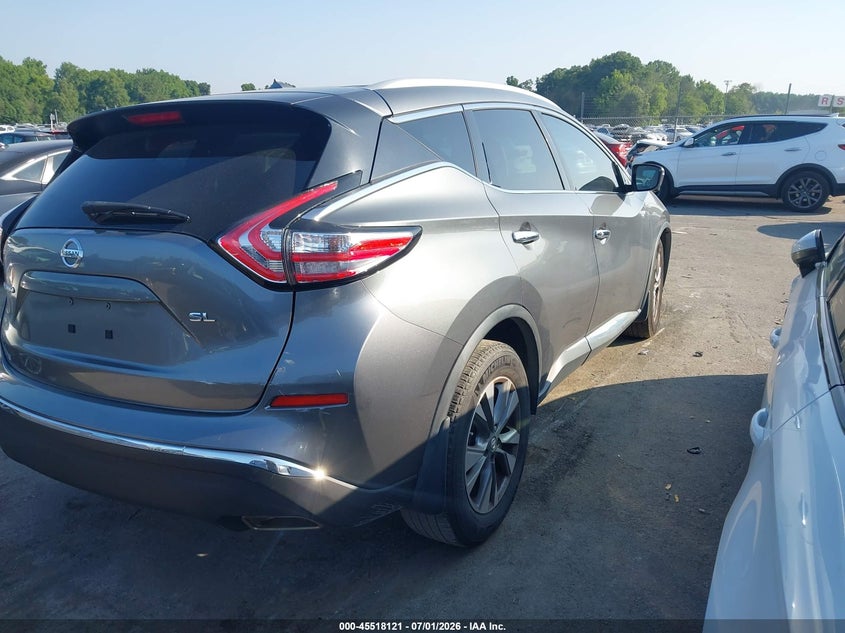 NISSAN MURANO 2016 VIN 5N1AZ2MG9GN131210
